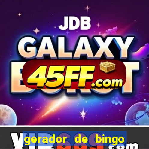 gerador de bingo de palavras